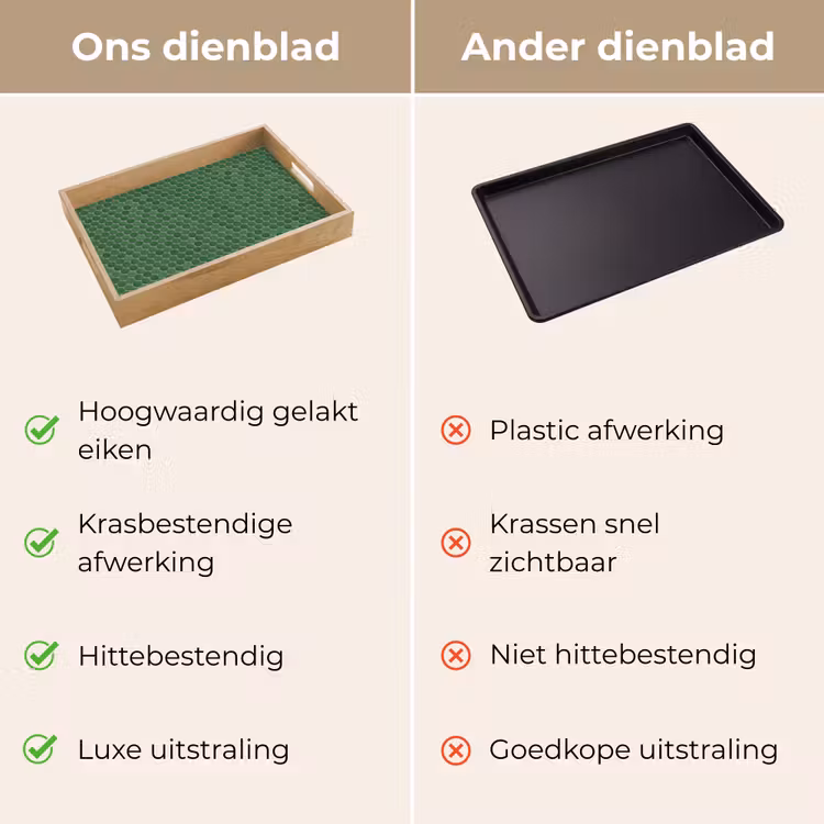 Dienblad - Penny - Mozaïek - Bosgroen - Green — 3