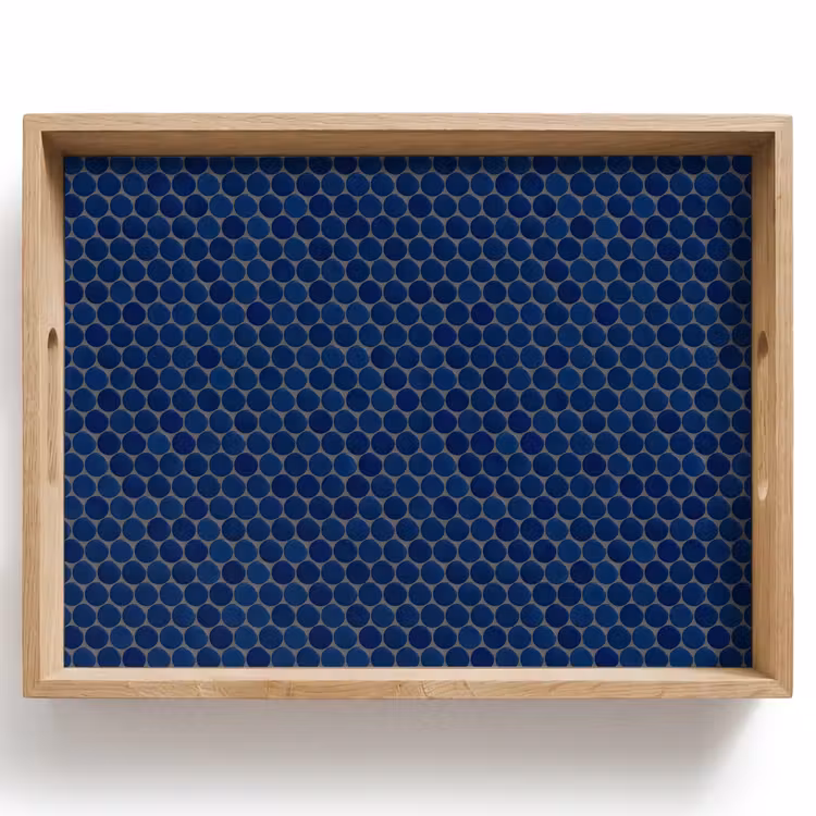 Dienblad - Penny - Mozaïek - Donkerblauw — 1