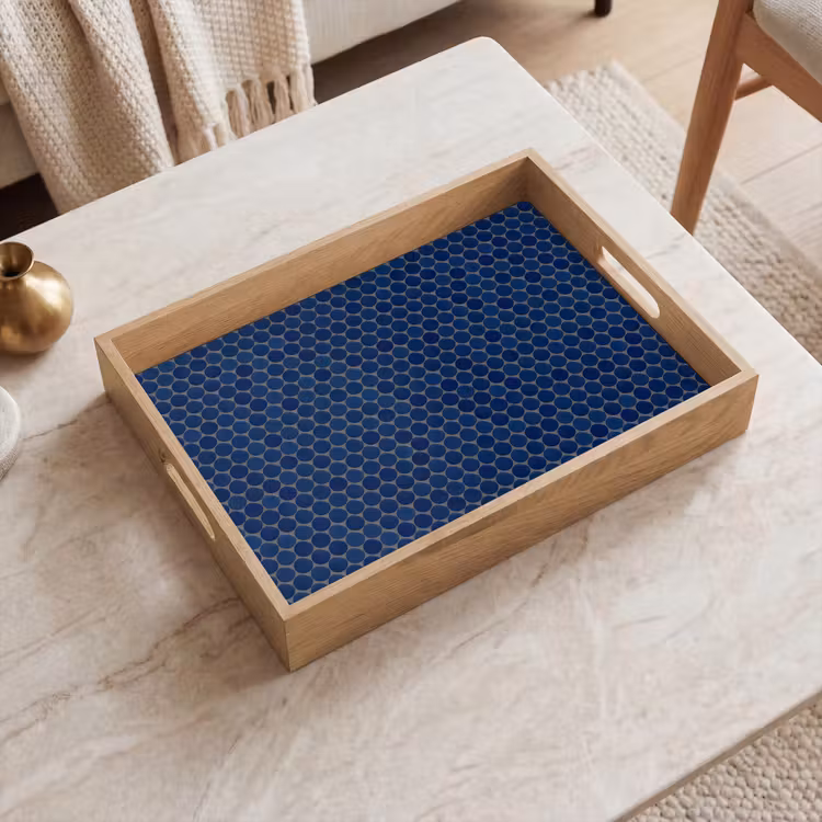 Dienblad - Penny - Mozaïek - Donkerblauw — 2