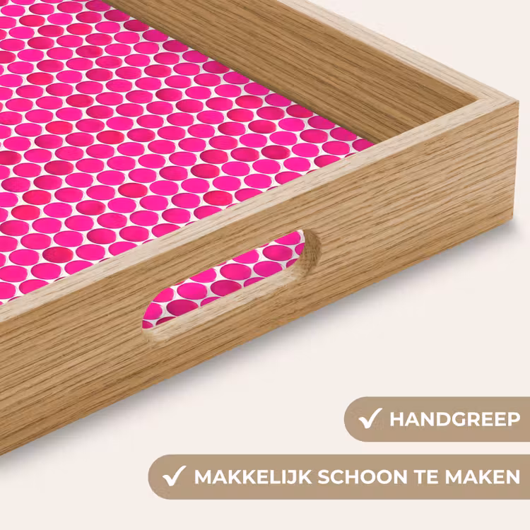 Dienblad - Penny - Mozaïek - Felroze — 5