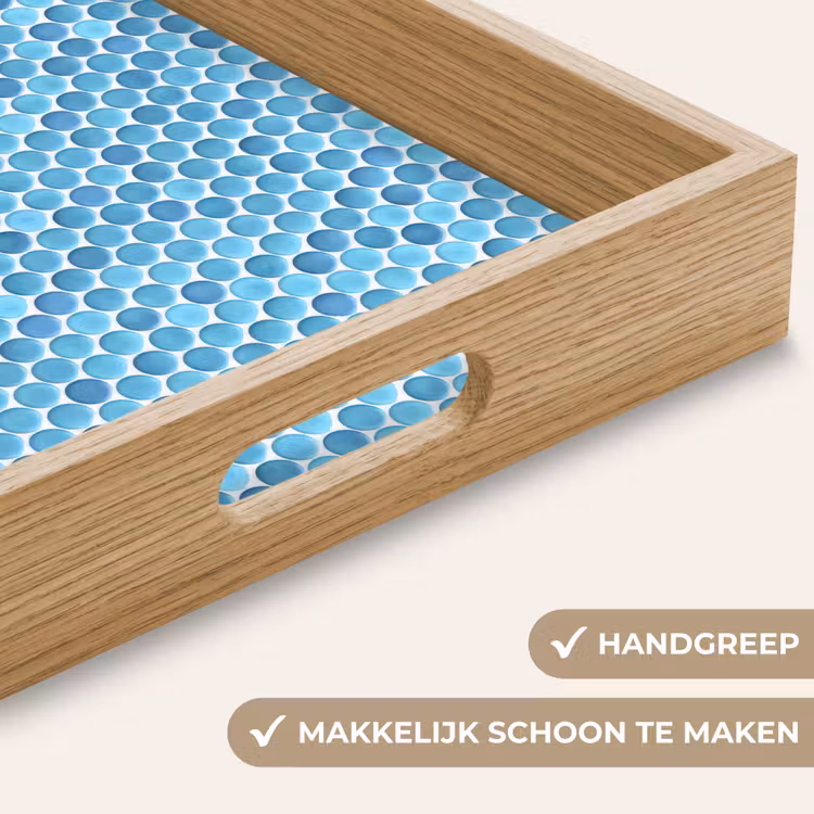 Dienblad - Penny - Mozaïek - Lichtblauw — 5