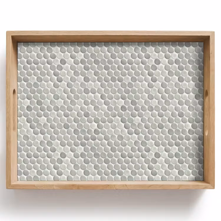 Dienblad - Penny - Mozaïek - Lichtgrijs — 1