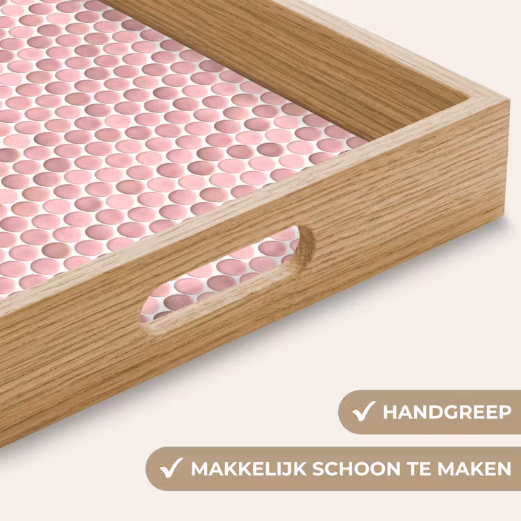 Dienblad - Penny - Mozaïek - Lichtroze — 5