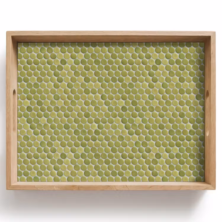 Dienblad - Penny - Mozaïek - Olijfgroen — 1