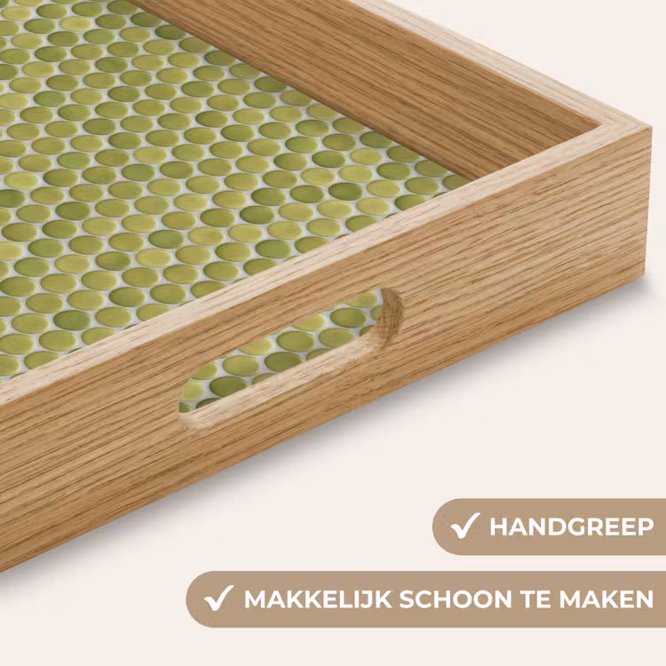 Dienblad - Penny - Mozaïek - Olijfgroen — 5