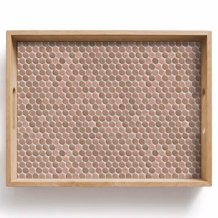Dienblad - Penny - Mozaïek - Oudroze - Terracotta — 1