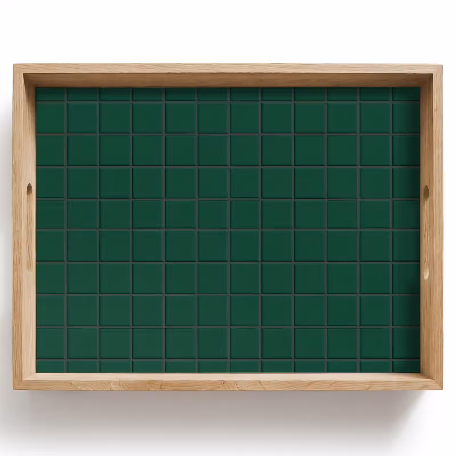 Dienblad - Patroon - Tegels - Dennen - Groen — 1