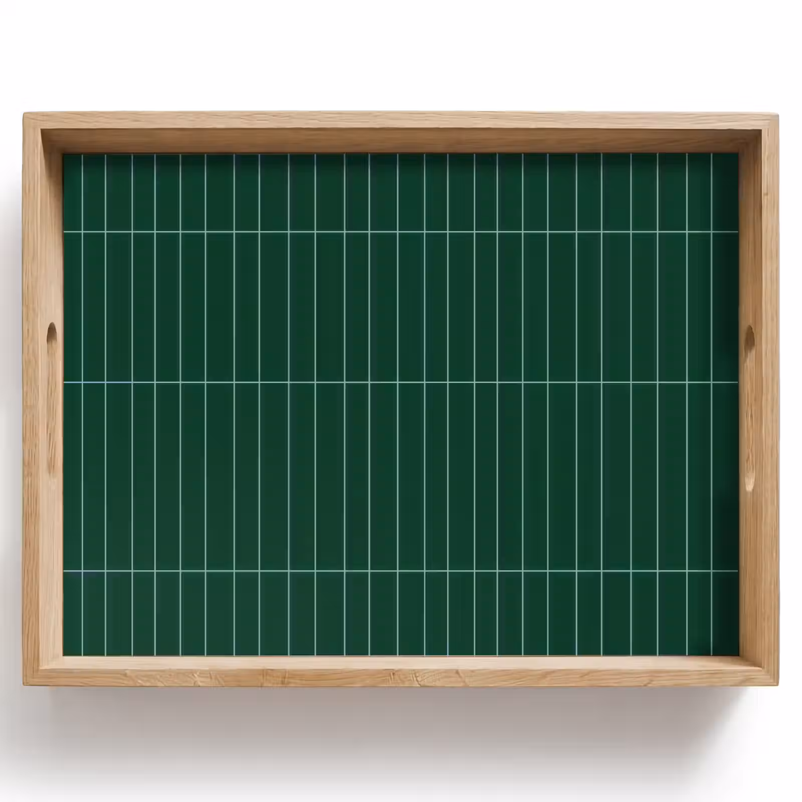 Dienblad - Patroon - Tegels - Donkergroen — 1