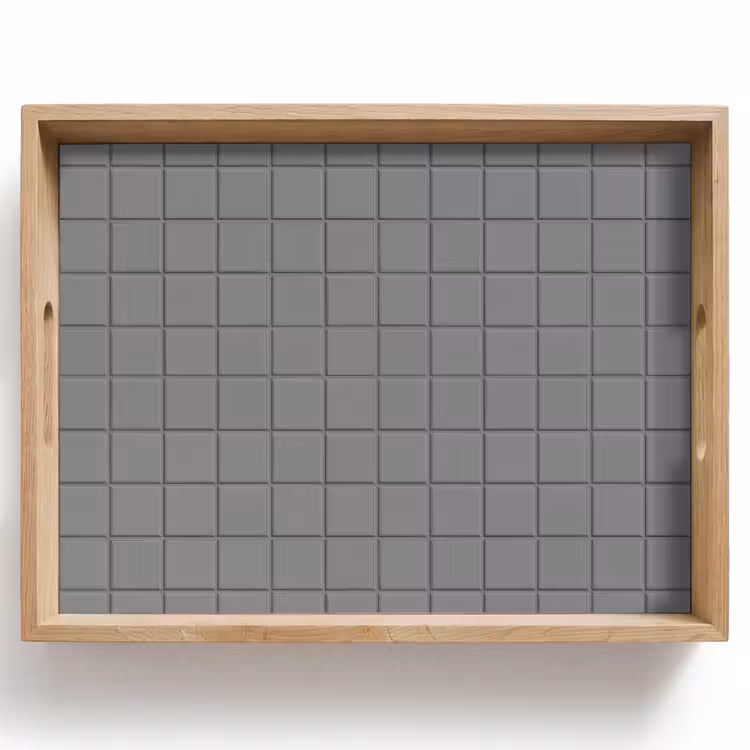Dienblad - Modern - Patroon - Grijs — 1