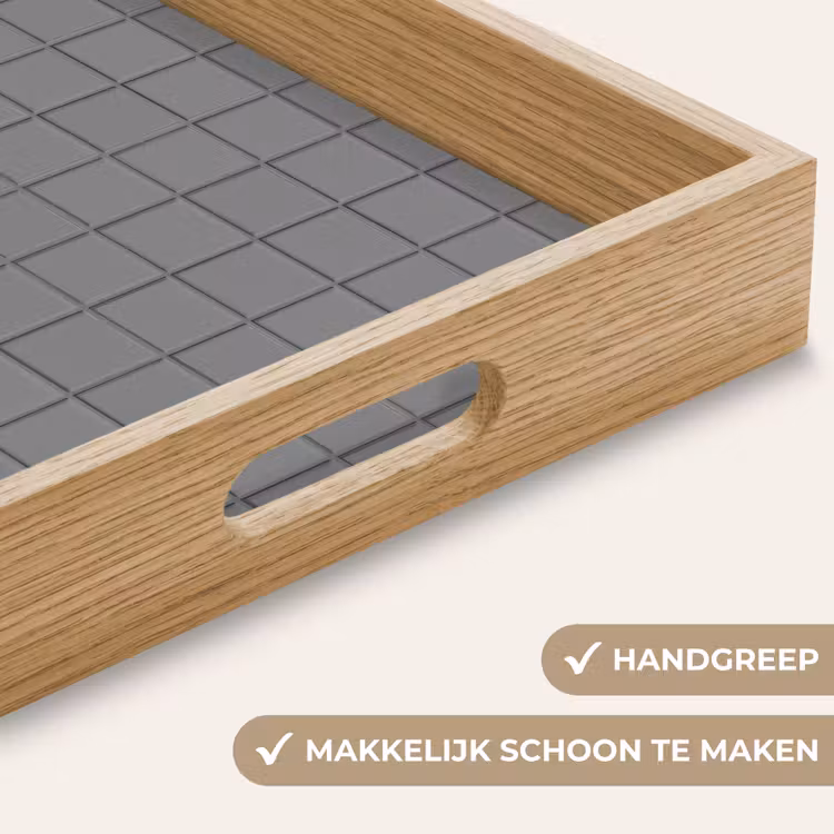 Dienblad - Modern - Patroon - Grijs — 5