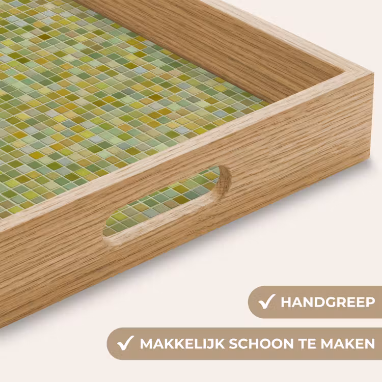 Dienblad - Mozaïek - Patroon - Groen — 5