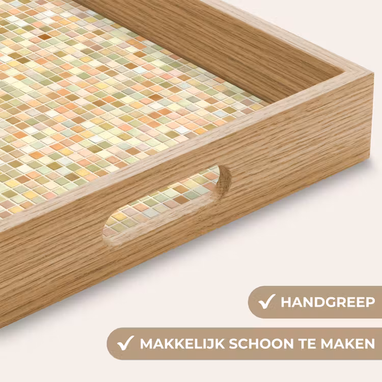 Dienblad - Mozaïek - Patroon - Terracotta — 5