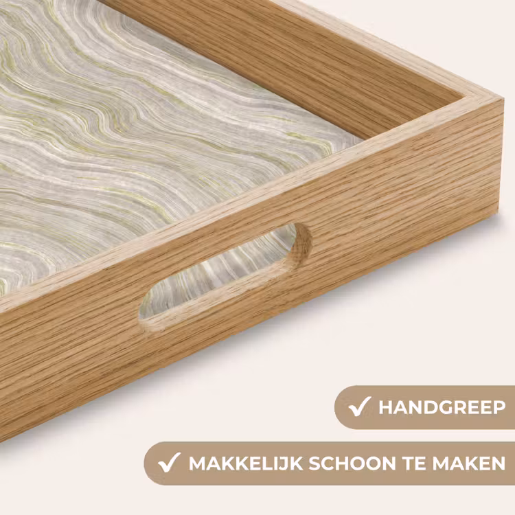 Dienblad - Patroon - Sereen - Groen — 5
