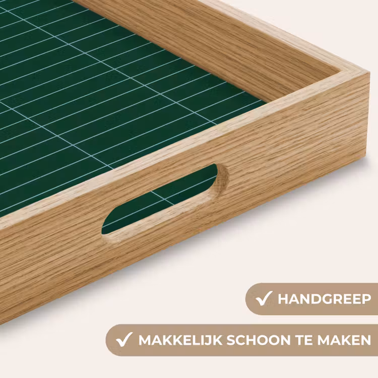 Dienblad - Patroon - Tegels - Donkergroen — 5