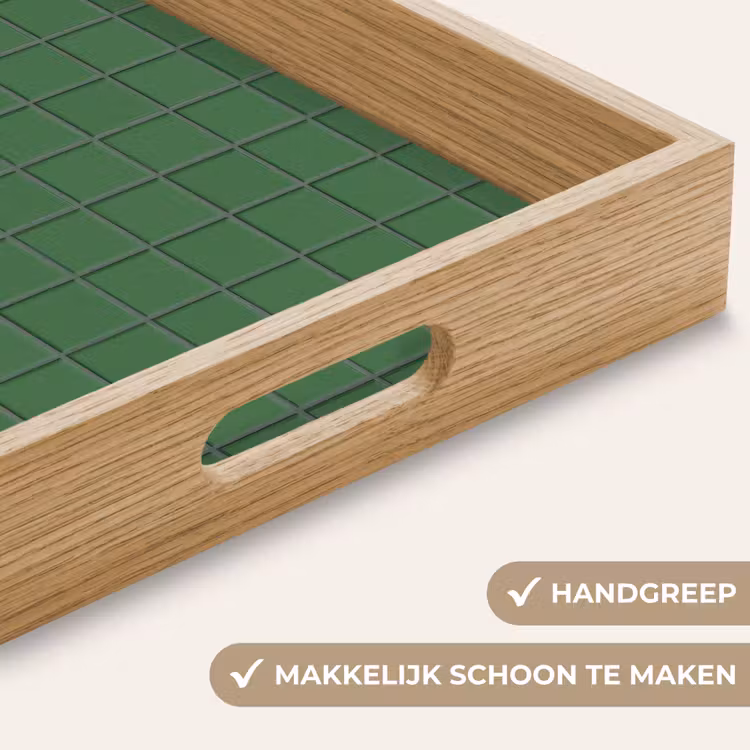 Dienblad - Patroon - Tegels - Groen — 5