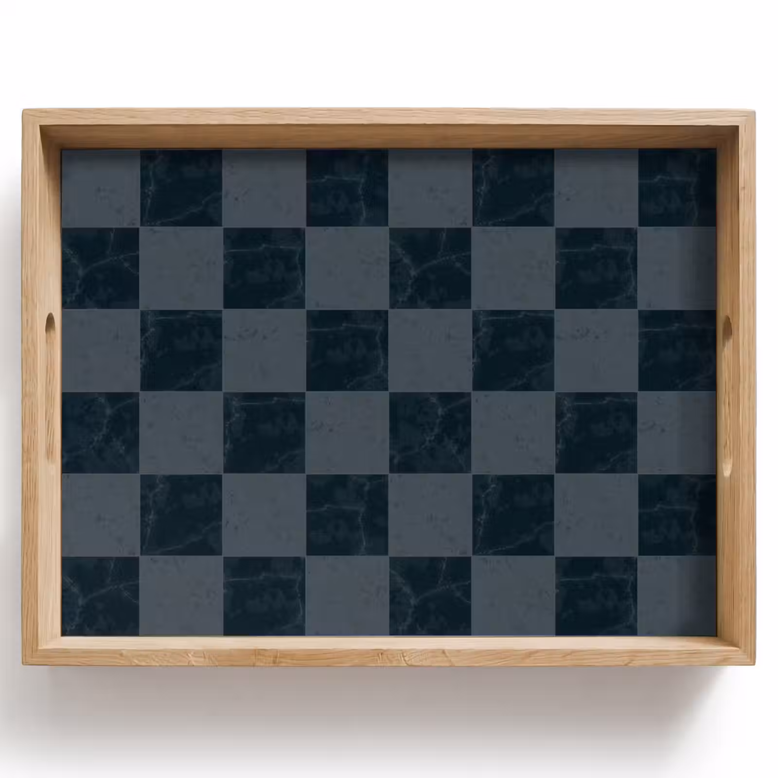 Dienblad - Marmer - Patroon - Antraciet — 1