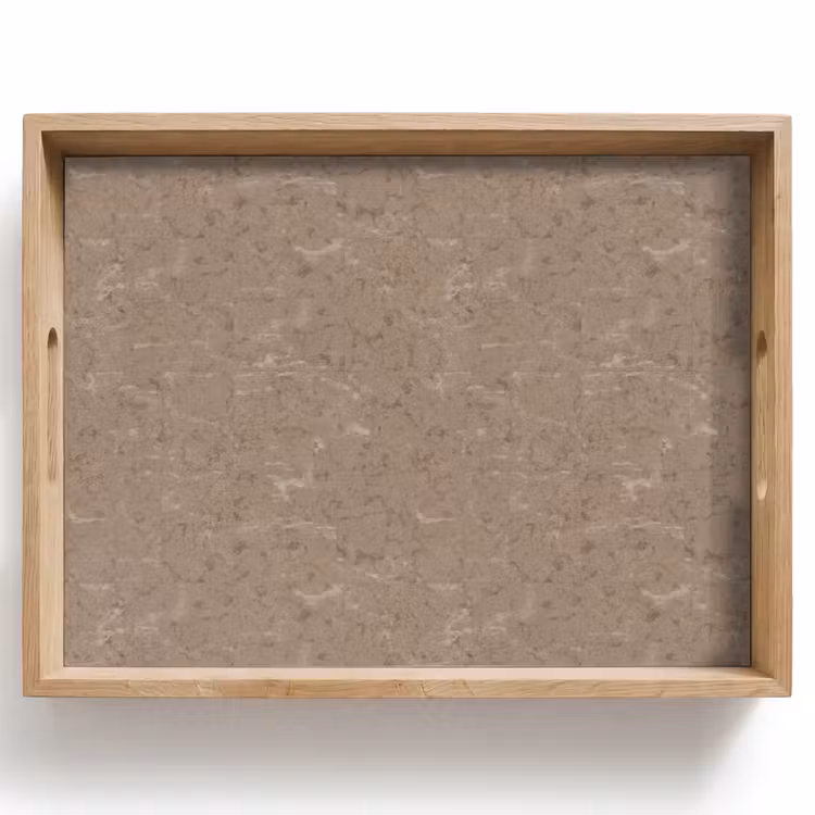 Dienblad - Patroon - Kalksteen - Beige — 1