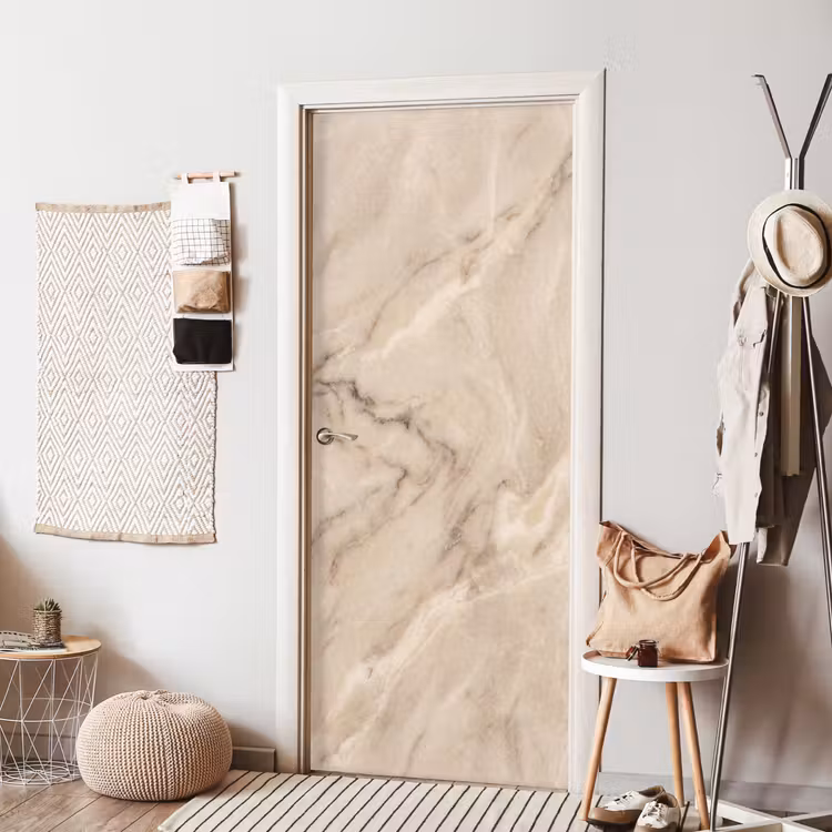 Deursticker - Marmer - Patroon - Abstract - Modern - Beige — 8