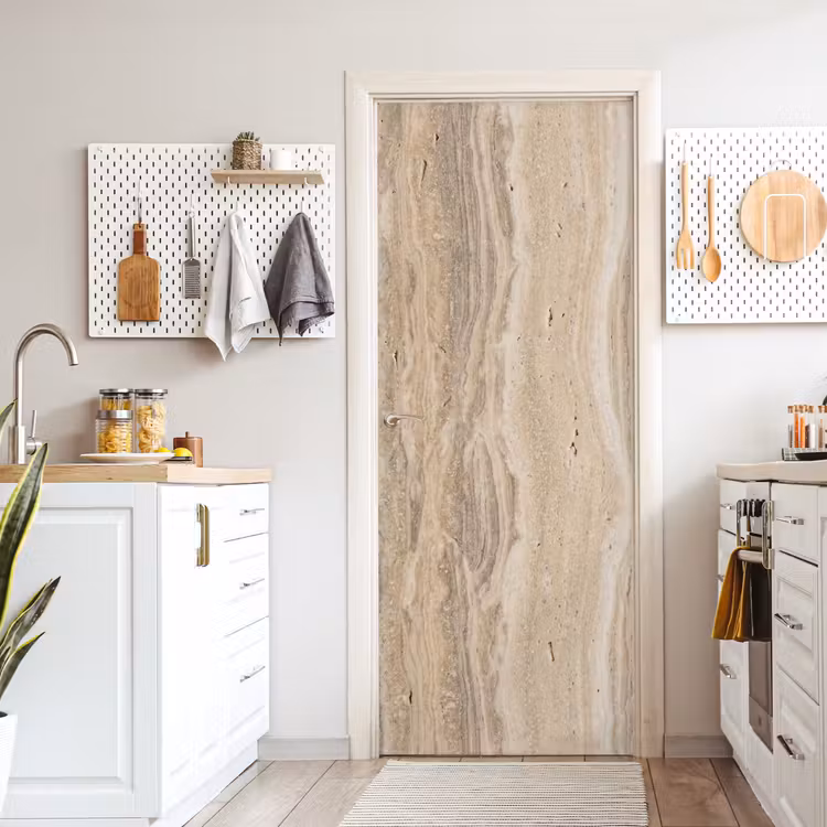 Deursticker - Steen - Patroon - Textuur - Natuurlijk - Beige — 7