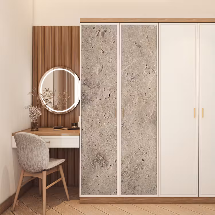 Deursticker - Textuur - Steen - Patroon - Rustiek - Beige — 5
