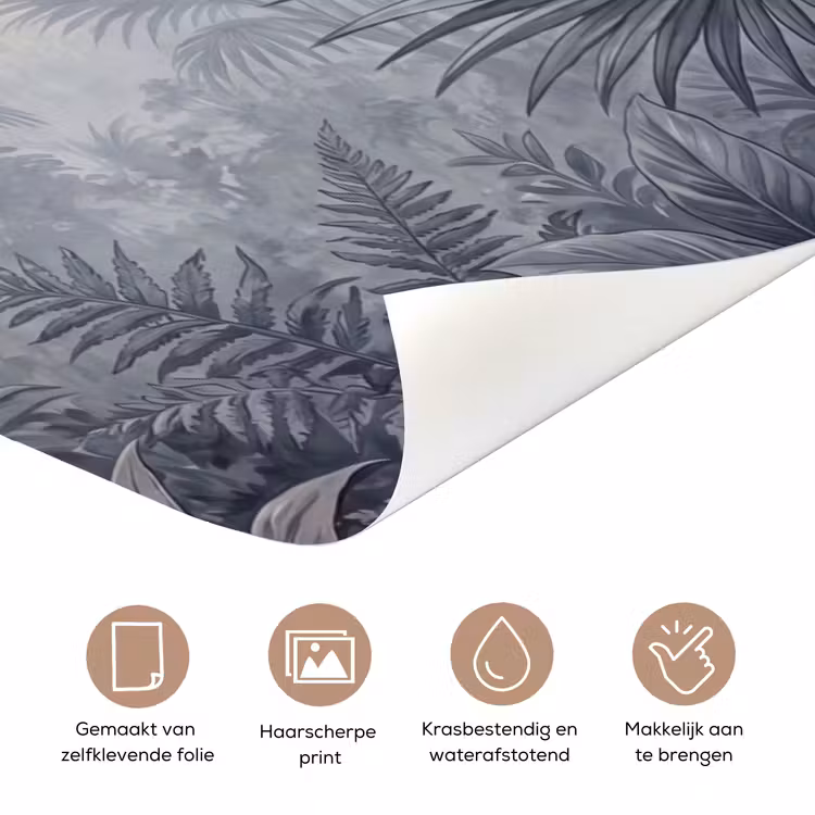 Deursticker - Vogel - Vliegend - Jungle - Vintage - Dieren — 3