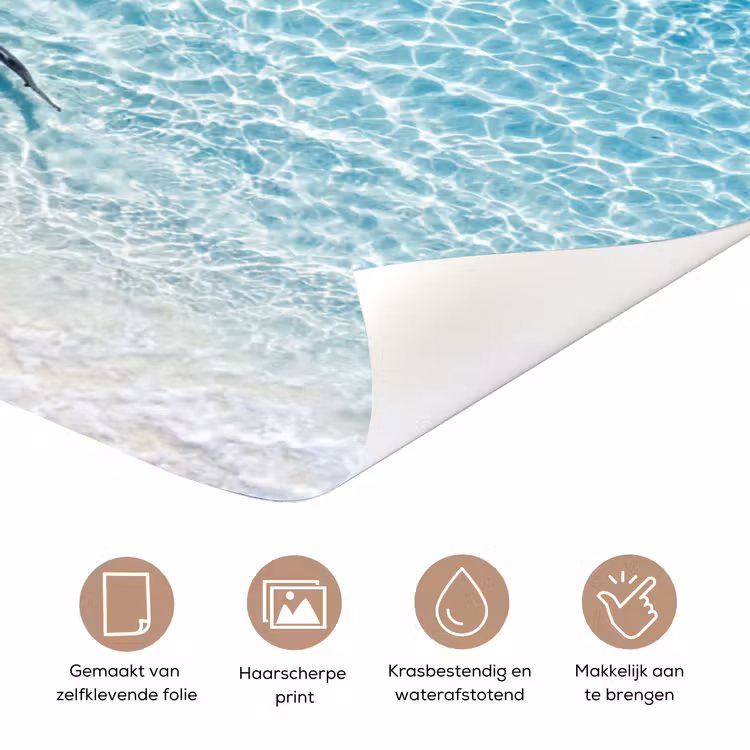 Deursticker - Vis - Oceaan - Strand - Turquoise - Natuur — 3