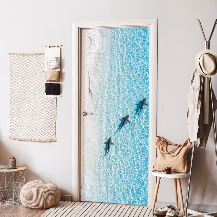 Deursticker - Vis - Oceaan - Strand - Turquoise - Natuur — 8