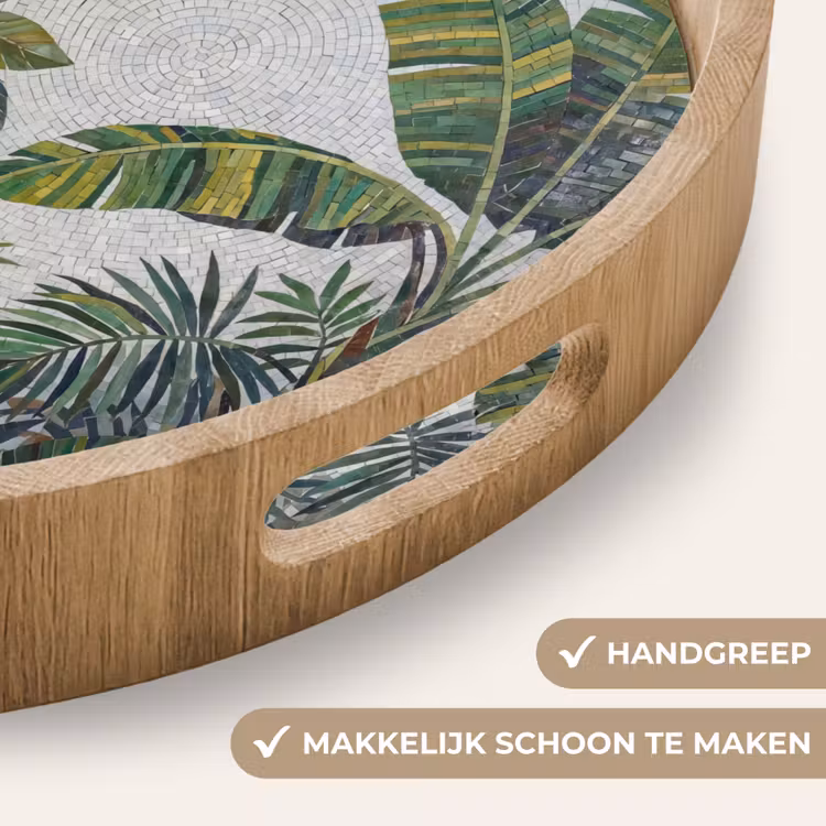 Dienblad - Planten - Tropisch - Mozaïek - Groen - Natuur — 5
