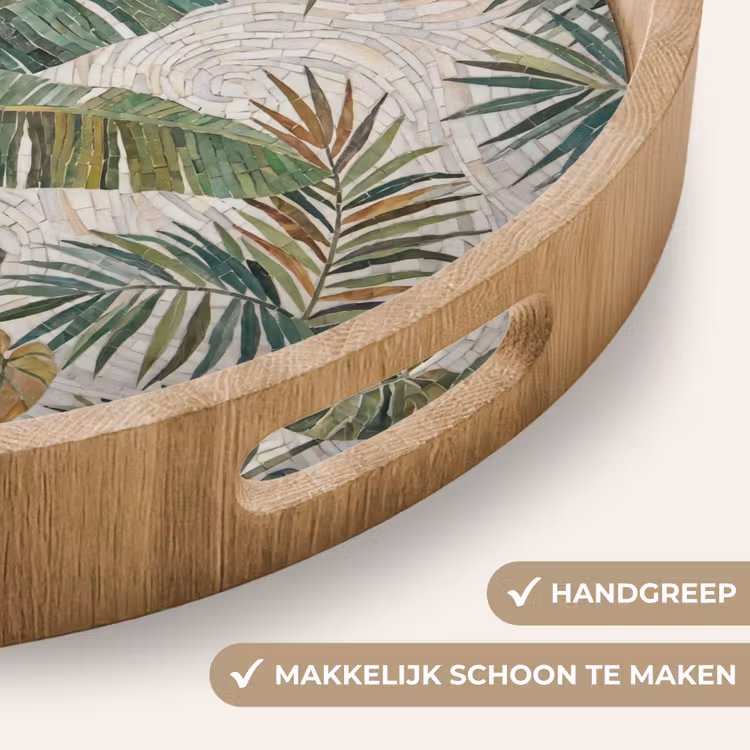 Dienblad - Planten - Tropisch - Mozaïek - Natuur - Groen — 5