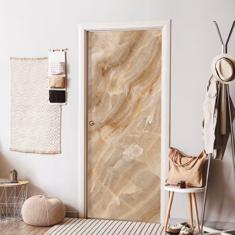 Deursticker - Steen - Ader - Natuur - Modern - Beige — 8