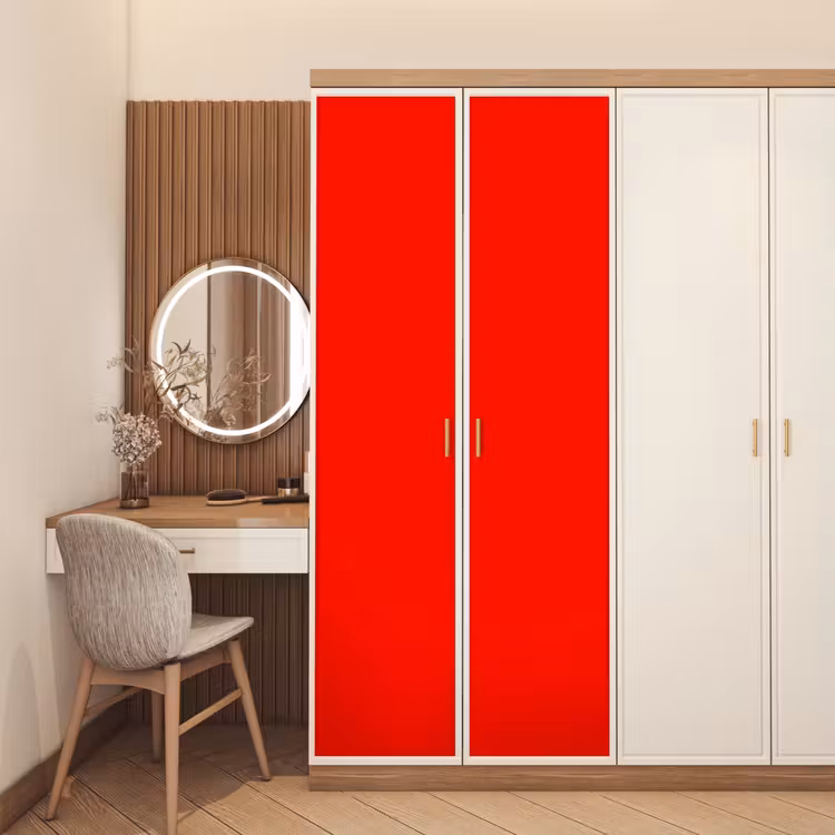 Deursticker - Vibrant - Vermilion - Rood — 5