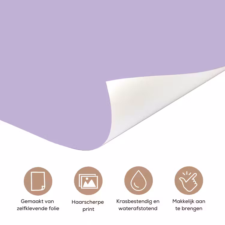 Deursticker - Pastel - Lilac - Paars — 3