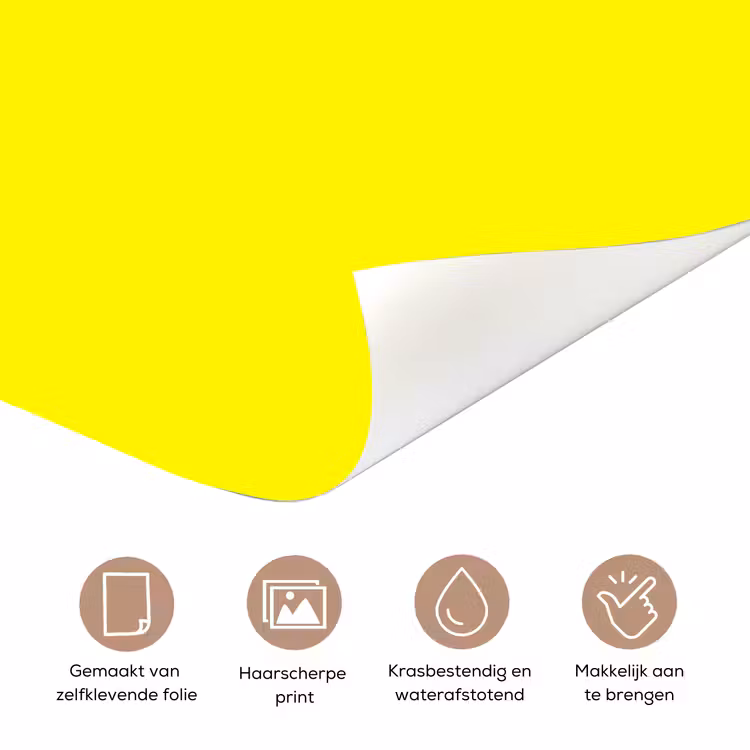 Deursticker - Sunshine - Glow - Geel — 3