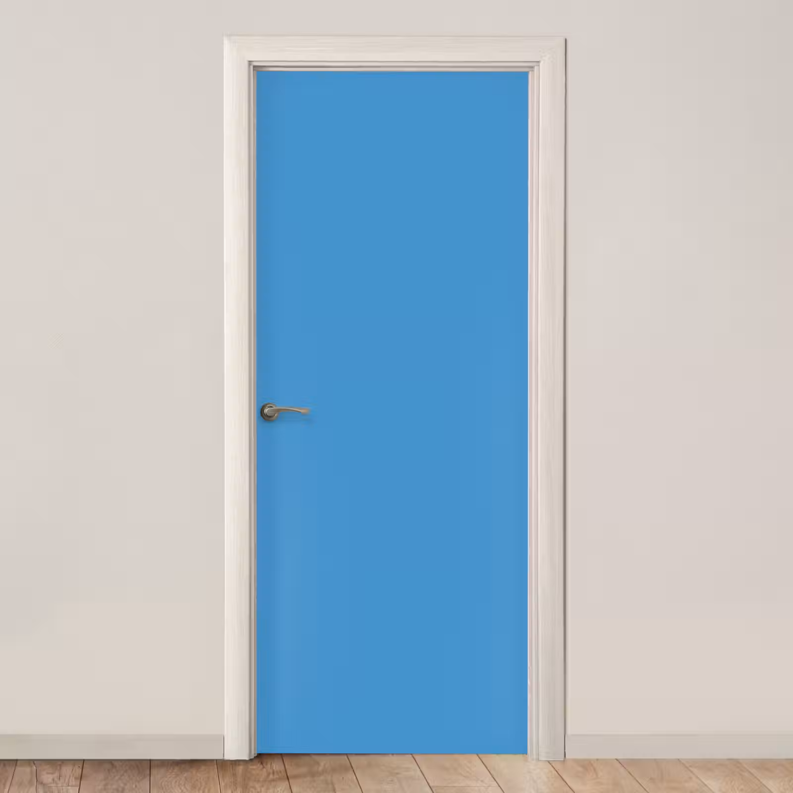 Deursticker - Steel - Blue - Blauw — 1