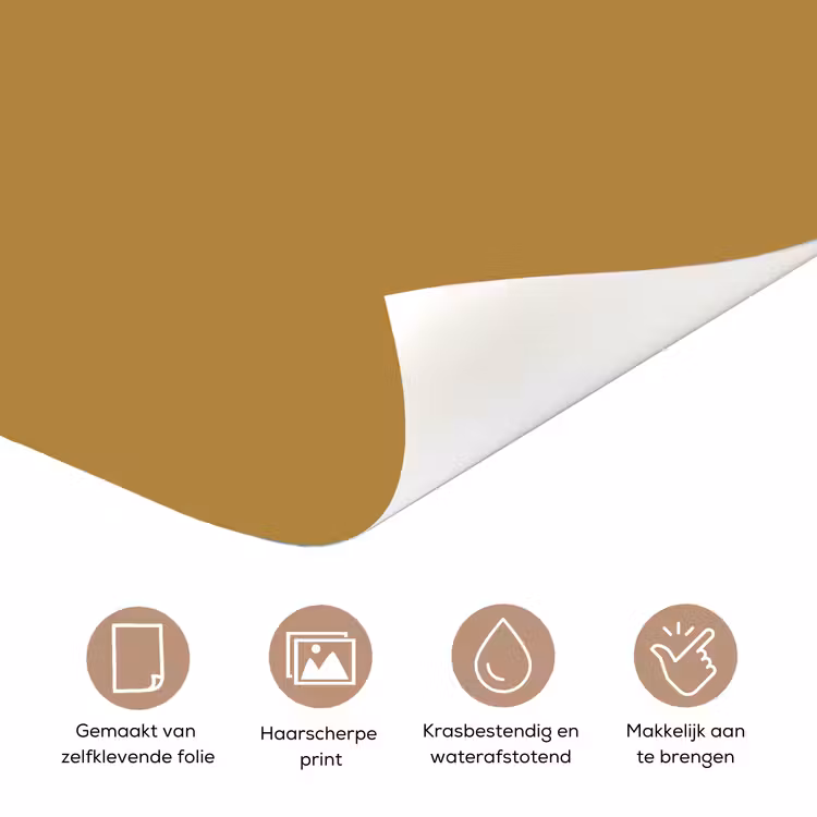 Deursticker - Rhythmic - Ochre - Geel — 3