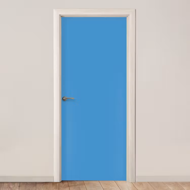 Deursticker - Steel - Blue - Blauw — 1