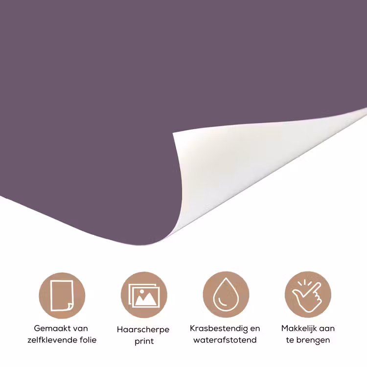 Deursticker - Velvet - Aubergine - Paars — 3