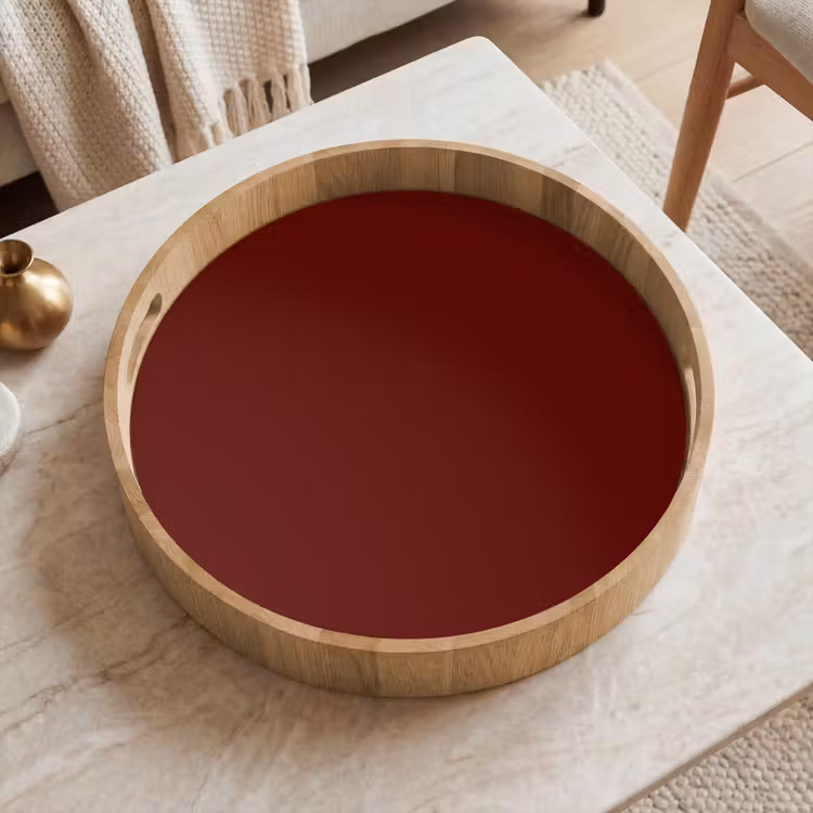 Dienblad - Burnt - Mahogany - Rood — 2