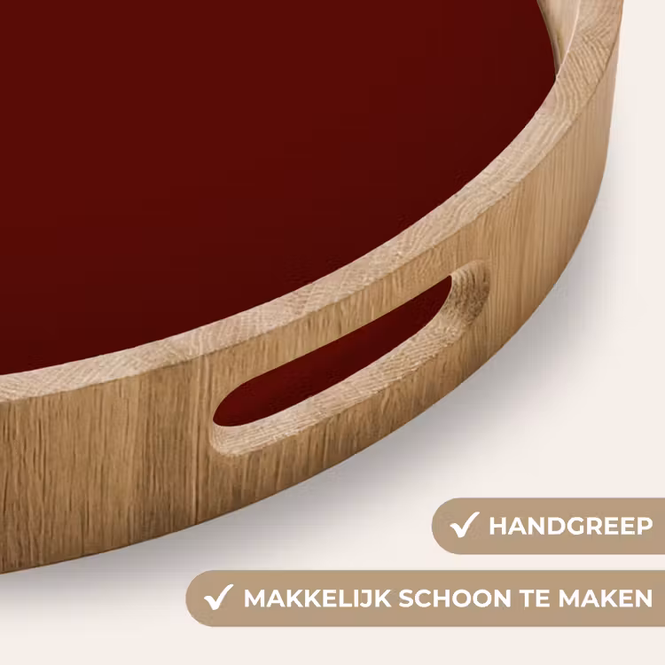 Dienblad - Burnt - Mahogany - Rood — 5