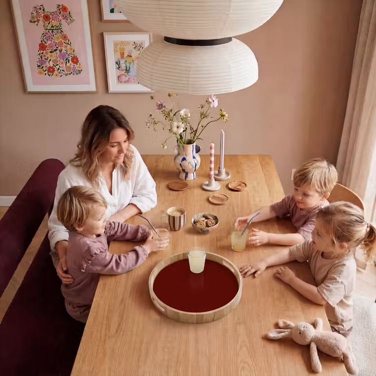 Dienblad - Burnt - Mahogany - Rood — 7