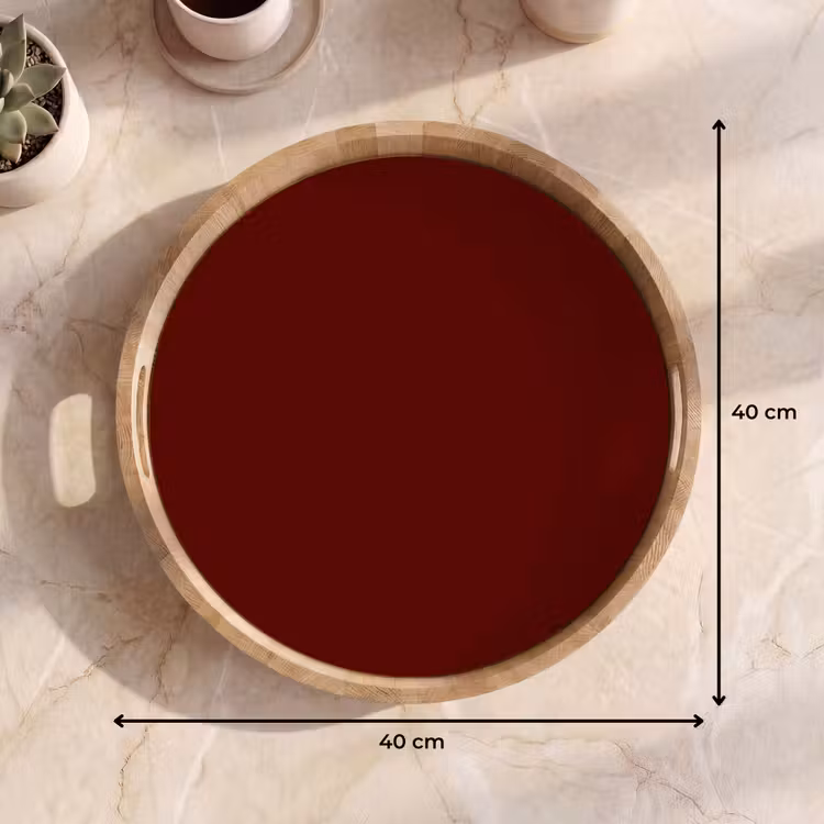 Dienblad - Burnt - Mahogany - Rood — 9