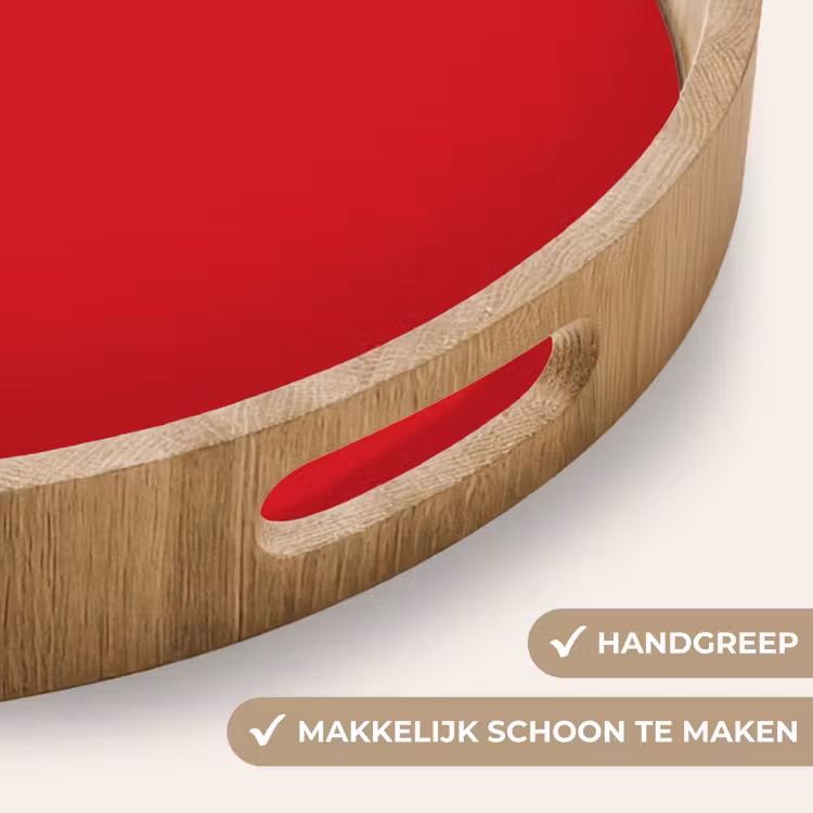 Dienblad - Crimson - Velvet - Rood — 5