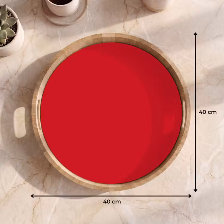 Dienblad - Crimson - Velvet - Rood — 9