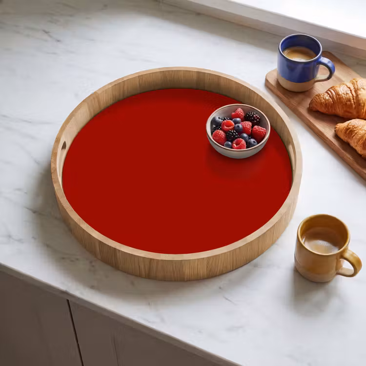 Dienblad - Oxblood - Maroon - Rood — 4
