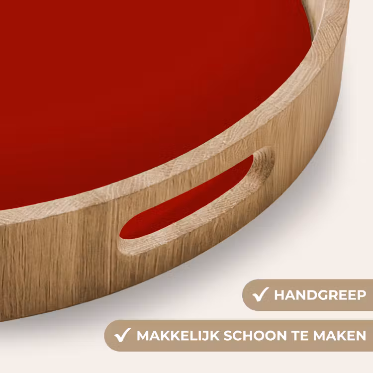 Dienblad - Oxblood - Maroon - Rood — 5