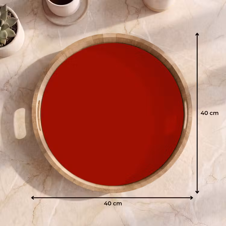 Dienblad - Oxblood - Maroon - Rood — 9