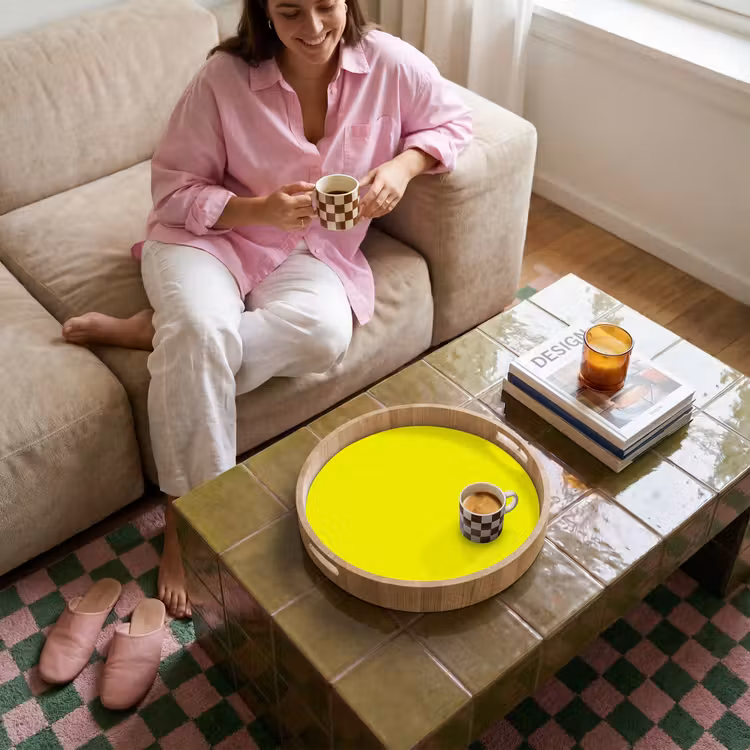 Dienblad - Bright - Canary - Geel — 6