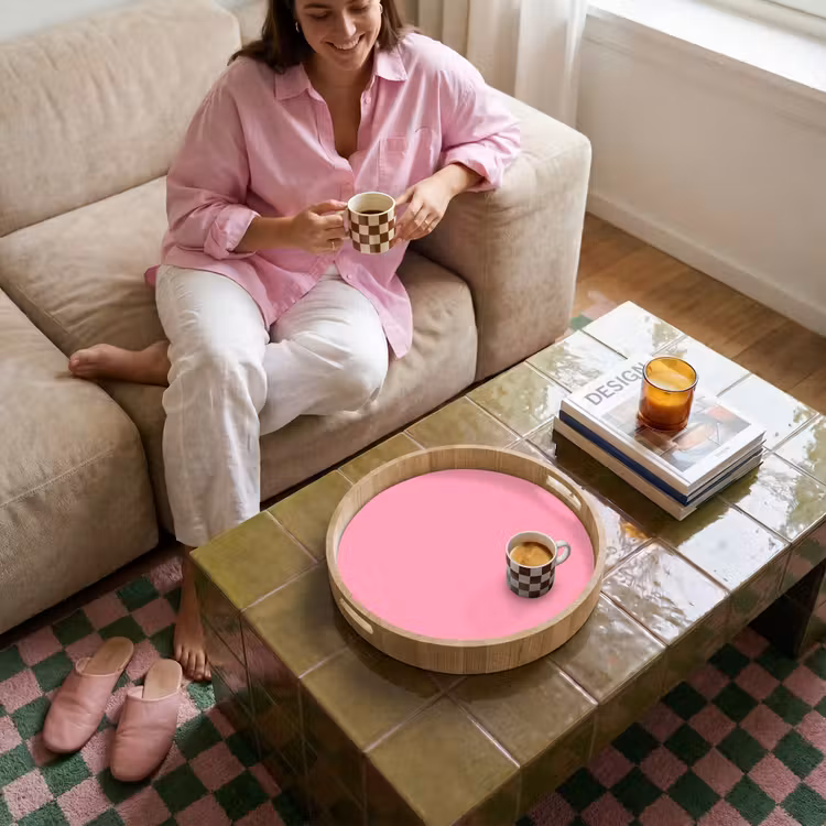 Dienblad - Bubblegum - Pink - Roze — 6