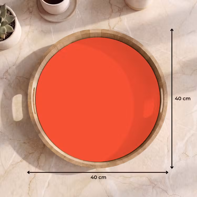 Dienblad - Burnt - Coral - Oranje — 9