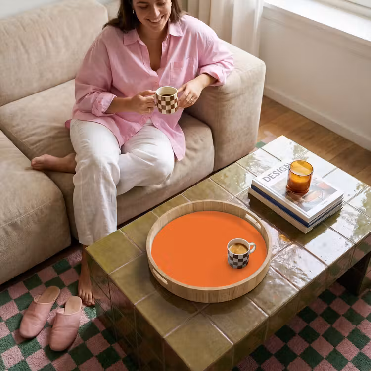 Dienblad - Burnt - Sienna - Oranje — 6